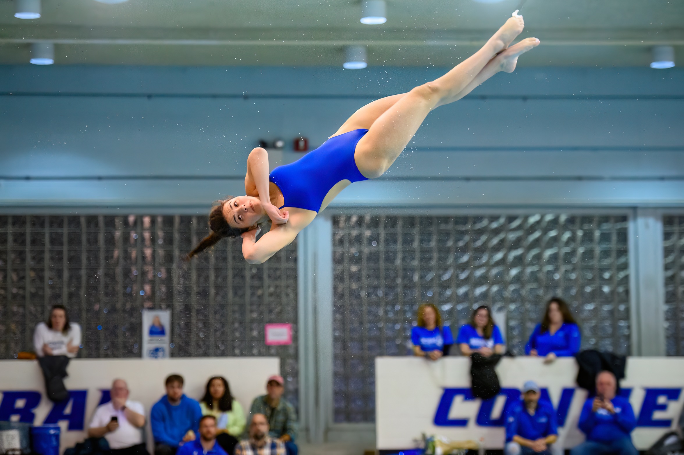 Kaitlyn Carroll took bronze on both boards at the ECAC Championship this weekend. (Photo: Steve McLaughlin)