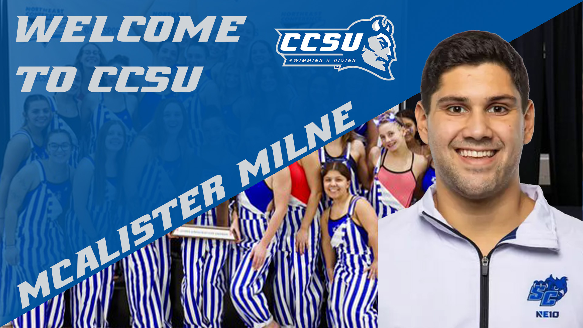 McAlister Milne Joins Swimming & Diving Staff