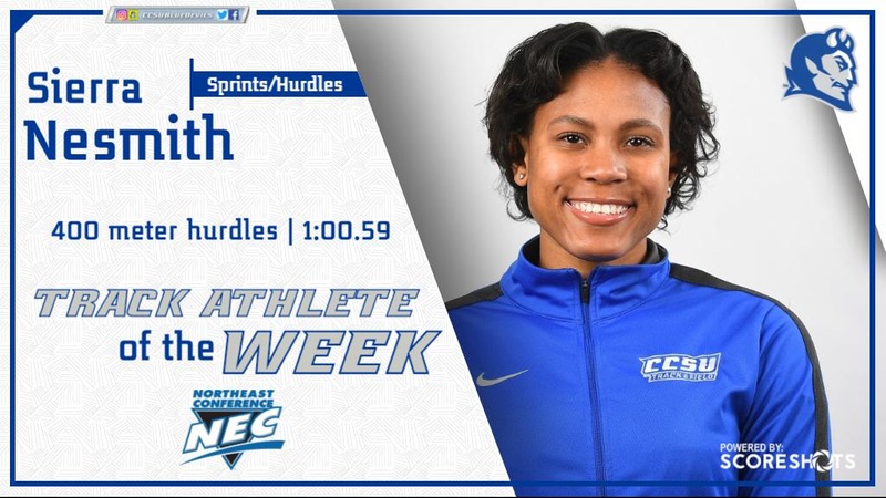 Nesmith Earns Second NEC Weekly Award