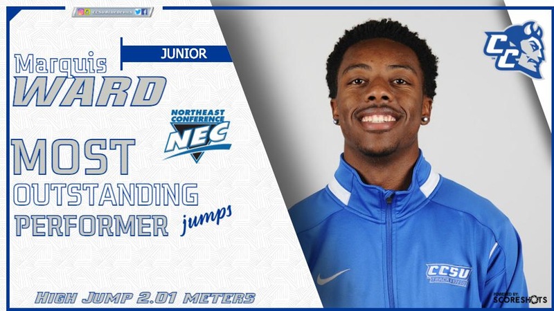 Ward Named Most Outstanding Field Performer, Three Blue Devils Named to All-NEC Team