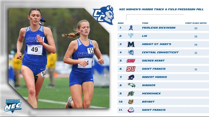 NEC Announces Women's Indoor Track & Field Preseason Poll
