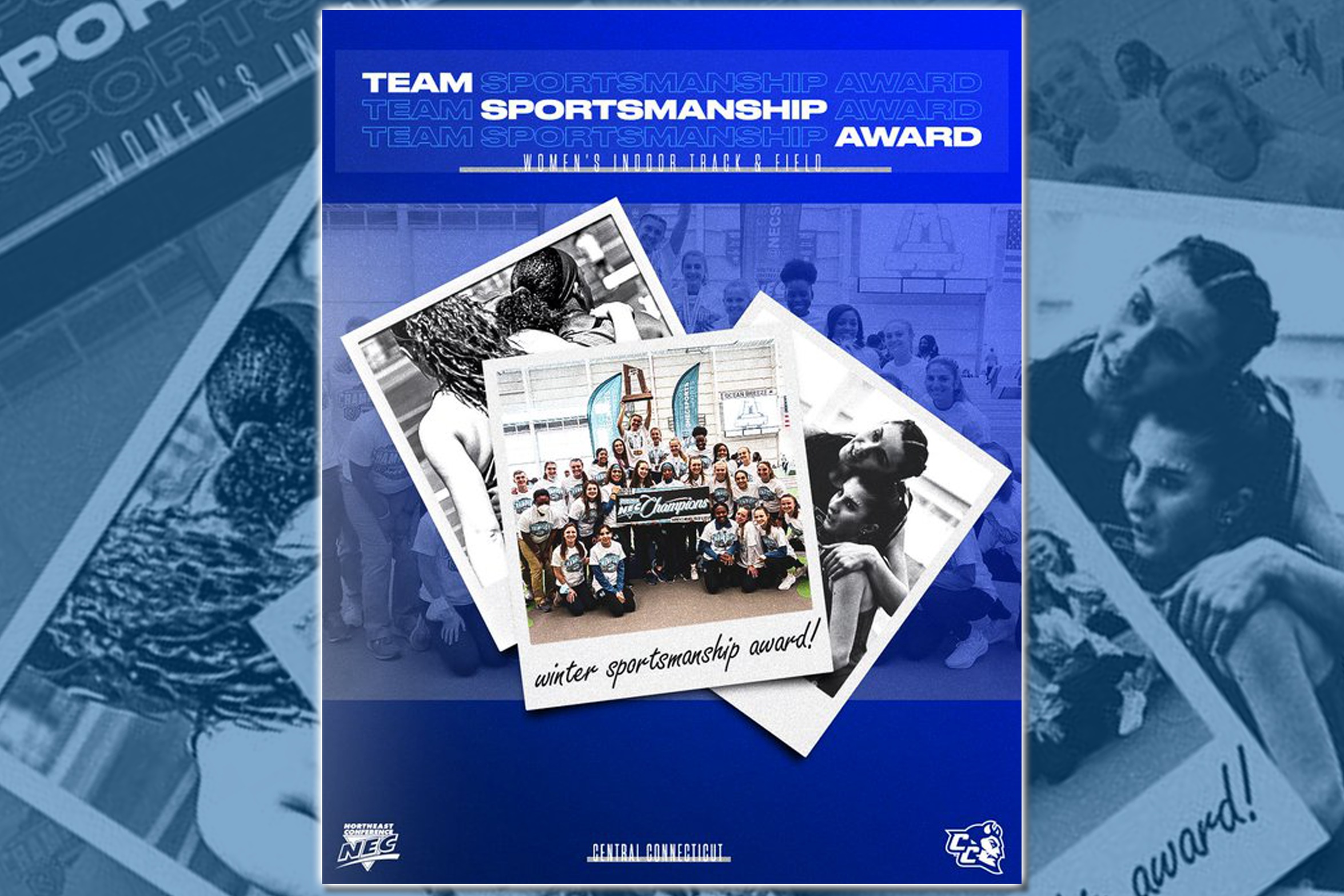 Women's Indoor Track and Field Collects NEC Team Sportsmanship Award
