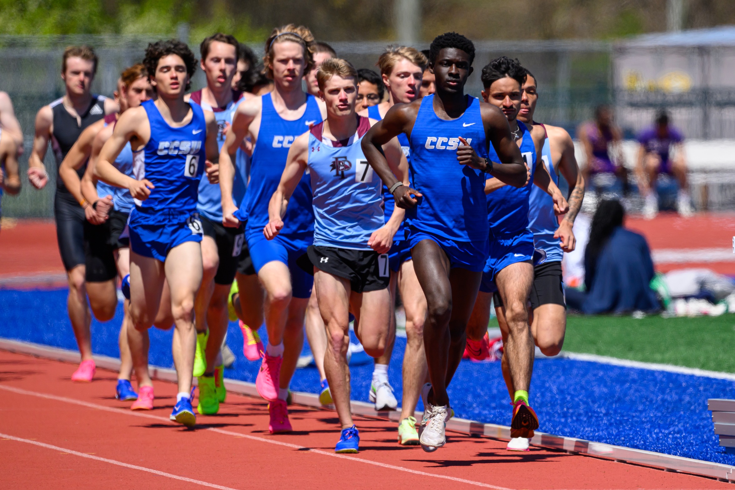 Men's Track and Field Stands in Second After Day One of NEC Championships