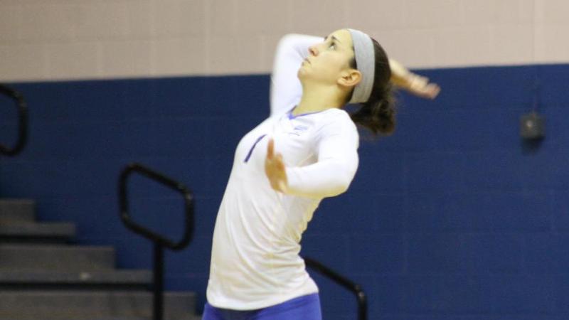 Volleyball Drops Match at Saint Francis