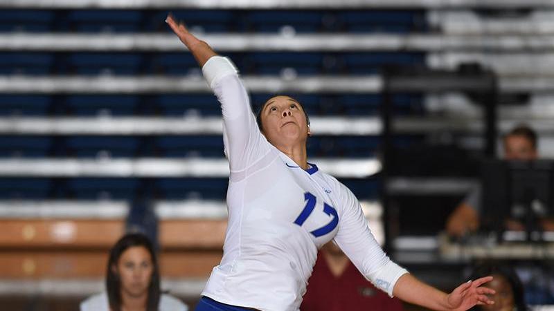 Volleyball wins 3-0 at St. Francis Brooklyn