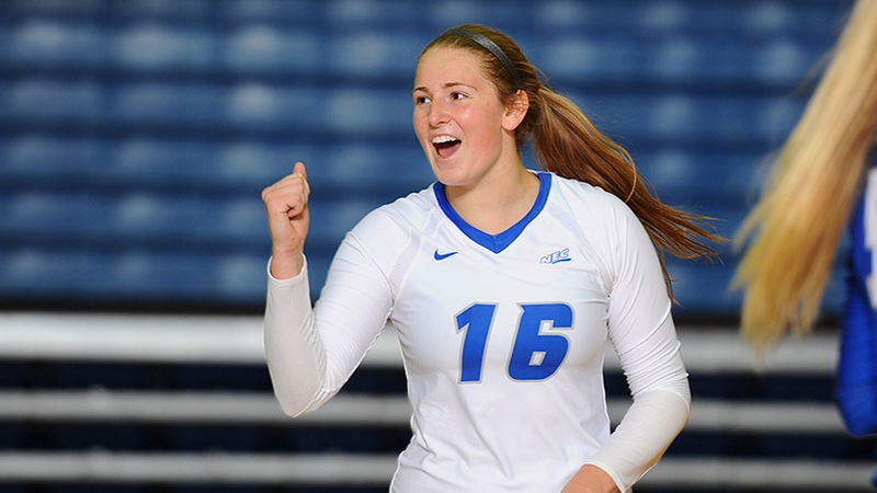 Volleyball Defeats St. Francis Brooklyn, 3-0, on Saturday
