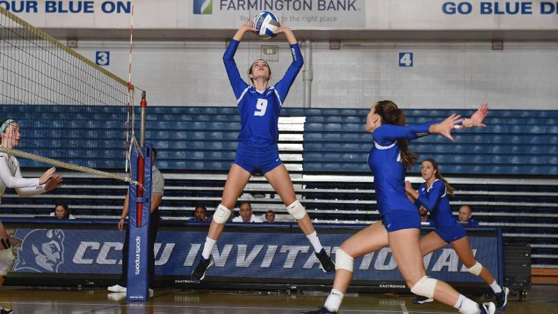 Blue Devils Split Pair of Matches at Big Green Invitational Friday