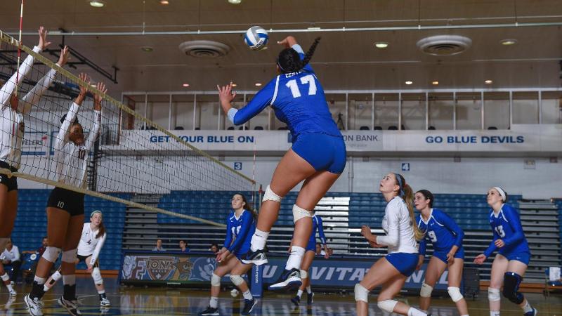 Volleyball Downs Manhattan, 3-1, on Friday