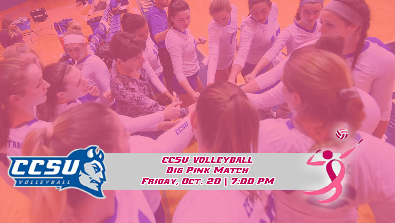 Volleyball Hosts "Dig Pink" Match Friday Night