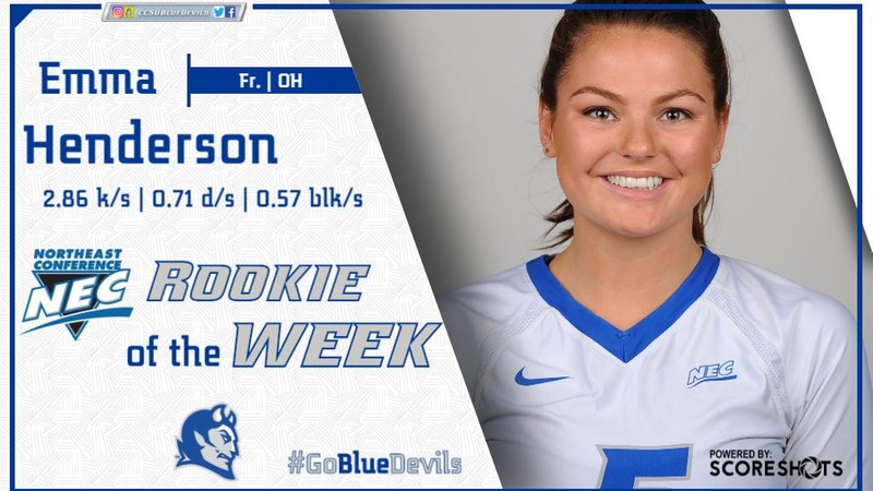 Henderson Earns NEC Weekly Honor