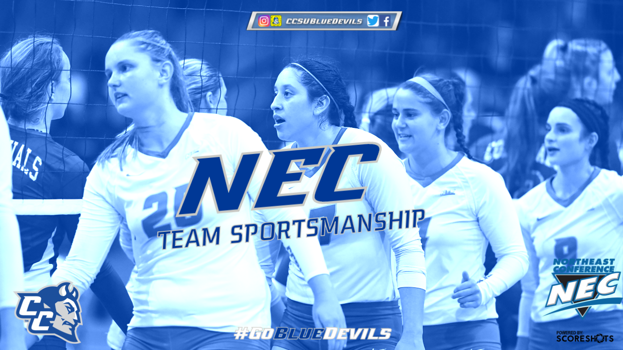 Women's Volleyball Earns NEC Team Sportsmanship Award