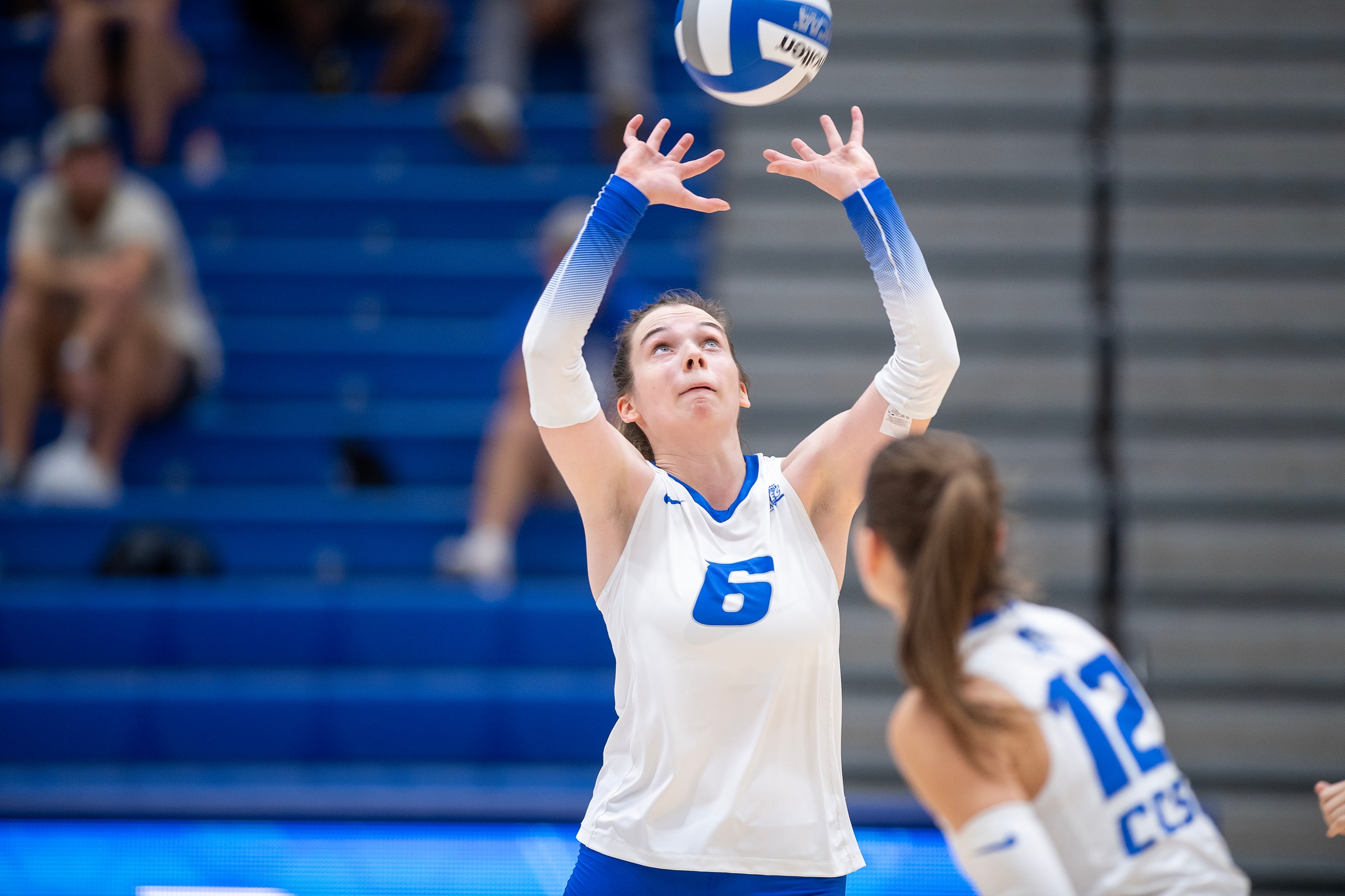 Larissa Heimer had 37 assists on Friday (Steve McLaughlin Photography)