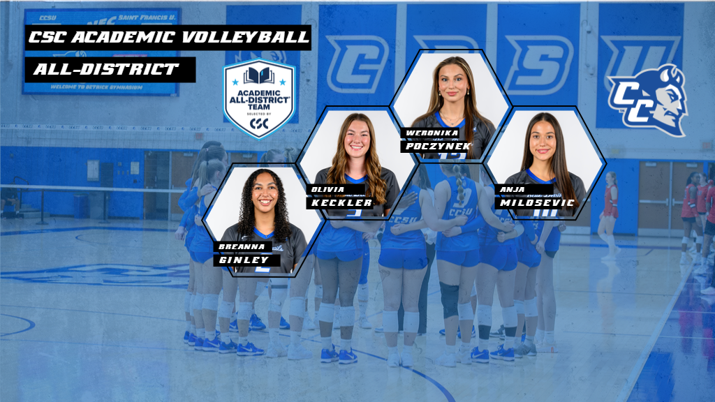 Volleyball Has Four CSC Academic All-District Selections